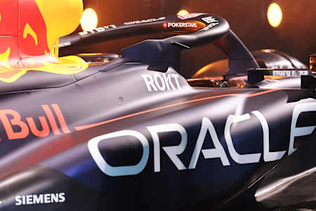 A elegância do RB19, o novo carro da Red Bull Racing