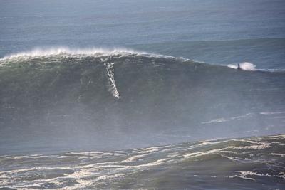 Sebastien Steudtner in Nazaré, Portugal in 2014