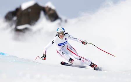 Mirjam Puchner bei ihrem Weltcup-Debüt 2013 in St. Anton.
