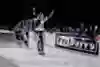 The moment when Scott Croxall of Canada became the World Champion during Red Bull Crashed Ice in Edmonton, Canada on March 10, 2018.