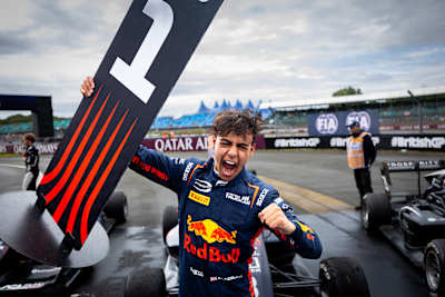 Arvid Lindblad, #3 Prema, during round 7 of the FIA Formula 3 Championship at Silverstone Circuit in England on July 5-7, 2024.