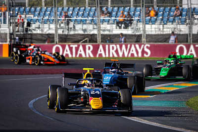 Fionn McLaughlin #24 Hitech, during round 1 of the FIA Formula 3 Championship 2026 at Albert Park on March 5-8, 2026 in Melbourne, Australia. 