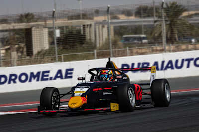 Arvid Lindblad racing F4 in Dubai - 2023