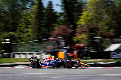 Nikola Tsolov racing F2 in Montreal 2026