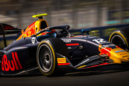 Oliver Goethe in der Formel 2, 2024.