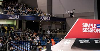 Kenneth Tencio, tercero en la Simple Session 2018 BMX Park