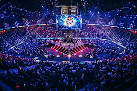 Recinto visto durante la Red Bull League of Its Own en Múnich, Alemania, el 29. de noviembre de 2025.