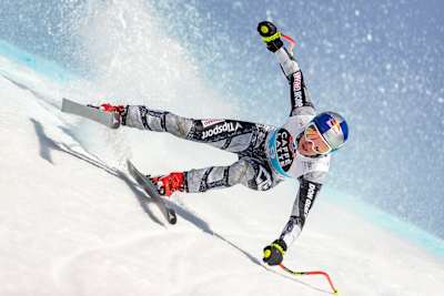 Ester Ledecká on her first super-G victory. 