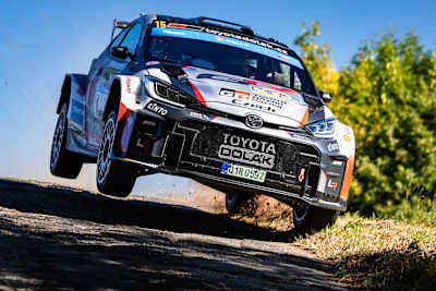 Filip Mareš was caught out by front-right tyre damage