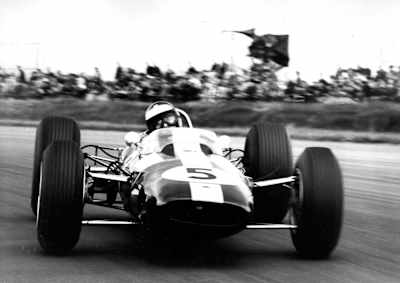 Una foto del piloto de Lotus Jim Clark.