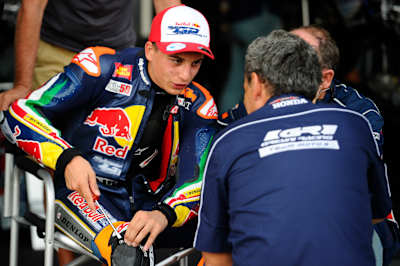Mattia Casadei in the pit of Rookies Cup 2016