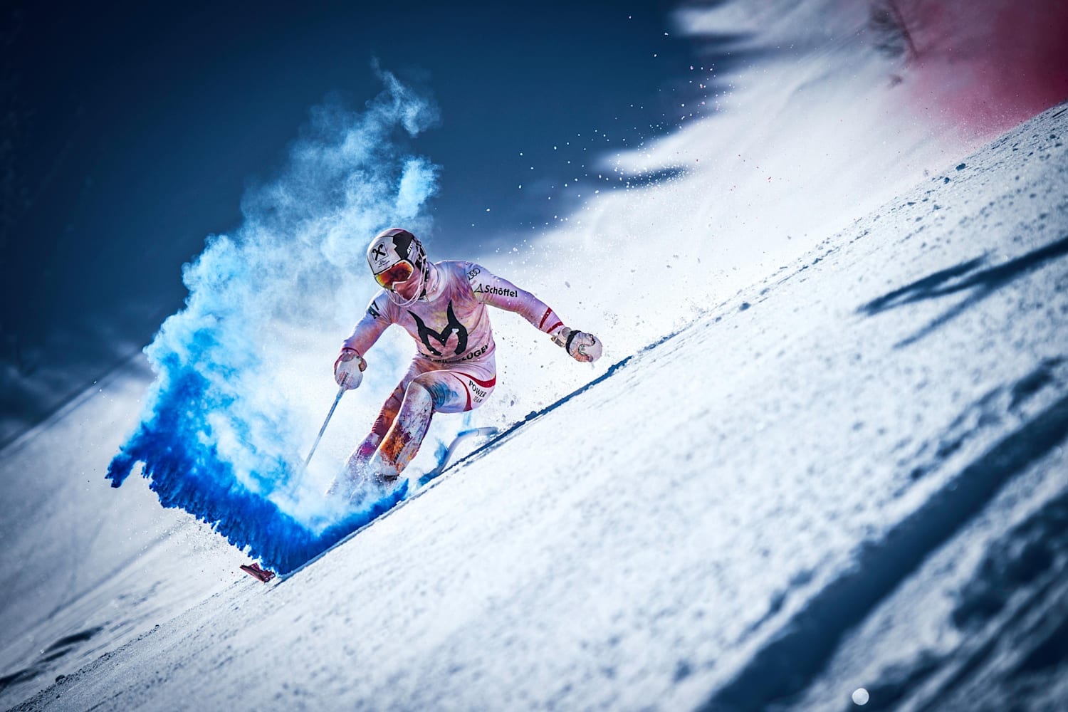 Skiing Red Bull