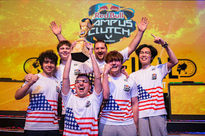 Team USA is seen during the prize giving of Red Bull Campus Clutch World Finals in Sao Paulo, Brazil on December 16, 2022. 