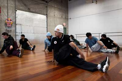 B-boy Hong 10 of South Korea giving a workshop at Boogaloo Studios in Vancouver during the Red Bull BC One Tour Canada on April 7, 2026.