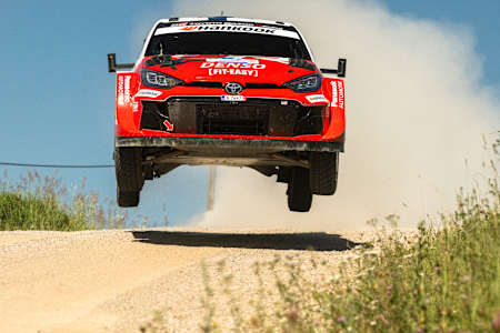 Sami Pajari flew through Friday's stages