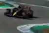 Liam Lawson on track during his test drive on February 12, 2025 in Jerez, Spain.