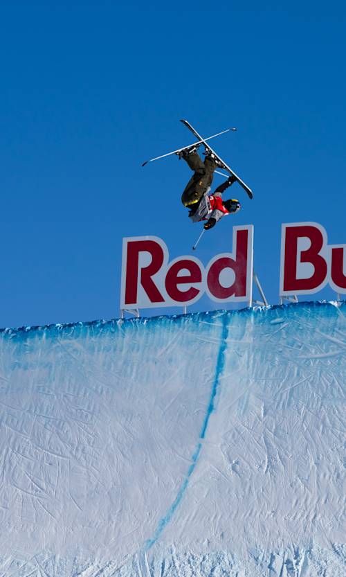 Jesper Tjäder performs at the Laax Open in Laax, Switzerland on January 17, 2025.