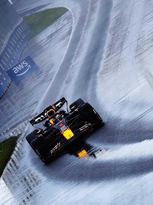 Max Verstappen of the Netherlands driving the (1) Oracle Red Bull Racing RB20 on track during the F1 Grand Prix of Canada at Circuit Gilles Villeneuve on June 09, 2024 in Montreal, Quebec.