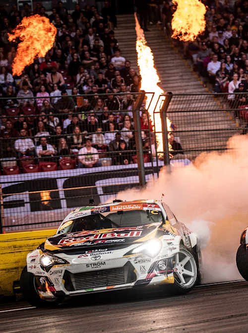 Conor Shanahan während des Drift Masters Grand Finale in Warschau, Polen am 13. September 2025