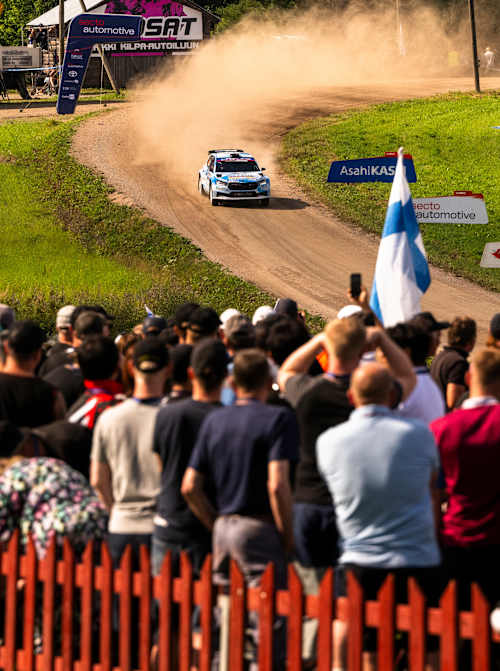 Action from Secto Rally Finland, 2025