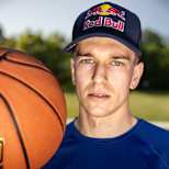 Portrait of basketball player Piotr 'Grabo' Grabowski.