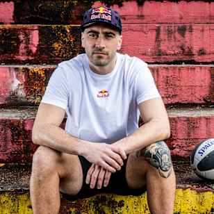 Dušan Bulut poses for a portrait during a photoshoot in Belgrade, Serbia on March 4, 2023.