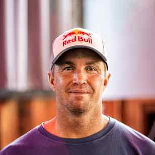 Jamie O’Brien poses for a portrait at Jamie O’Brien’s surf day in Santa Cruz, California, USA on October 22, 2023. 