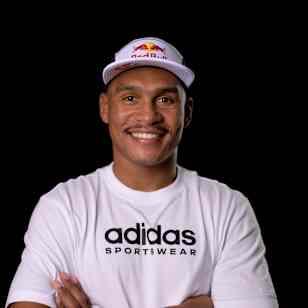 Damian Willemse poses for a portrait in Cape Town, South Africa on February 22, 2024.