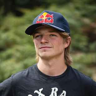 Asa Vermette poses for a portrait at Red Bull Hardline in Maydena Bike Park, Australia on February 07, 2025.
