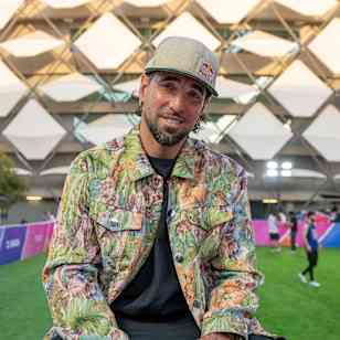 Sean Garnier poses for a portrait at the Four 2 score Final in Al Ain, UAE, on February 14 2026
