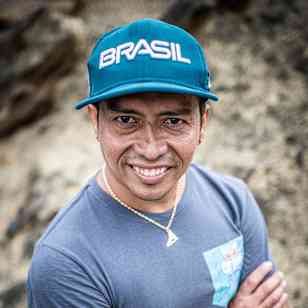 Jucelino Junior of Brazil for the Red Bull Cliff Diving World Series at Islet Vila Franco do Campo during the Red Bull Cliff Diving World Series in Sao Miguel, Azores, Portugal 2019