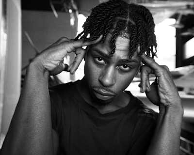 Stalamuerte poses for a portrait during the Watch Me Dance Shoot at Verkehrshaus in Luzern, Switzerland on August 26, 2020.