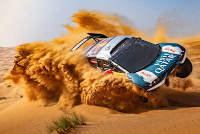 Nasser Al-Attiyah for Prodrive Hunter for Dakar 2024 in Dubai , UAE on November 8, 2023 