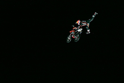 Robbie Maddison se presenta durante el Red Bull FMX Jam Georgia 2023 en Bakuriani, Georgia, el 26 de febrero de 2023. 