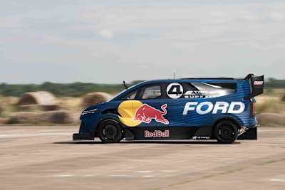 Romain Dumas in the Ford Supervan 4.2