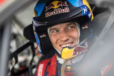 Timmy Hansen (SWE) of the Hansen World RX Team seen during the FIA World Rallycross Championship in Mettet, Belgium on August 5, 2023. 