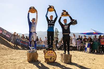 Bernard Kerr, Ronan Dunne George Brannigan at Red Bull Hardline