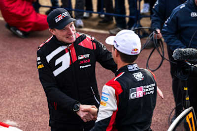 Jari-Matti Latvala is seen during the World Rally Championship Japan in Toyota, Japan on November 19, 2023.