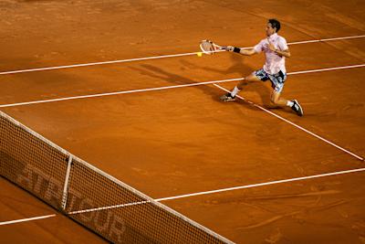 Dominic Thiem of Austria seen during the Generali Open in Kitzbühel, Austria on July 26, 2022. 