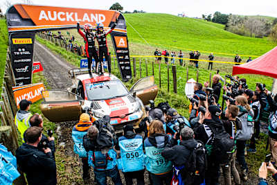 Rovanperä became the WRC's youngest champion at Rally New Zealand in 2023