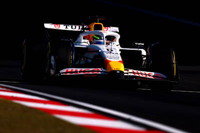 Isack Hadjar in the Visa Cash App Racing Bulls VCARB 02 during Sprint Qualifying at the 2025 Shanghai International Circuit ahead of the F1 Grand Prix of China