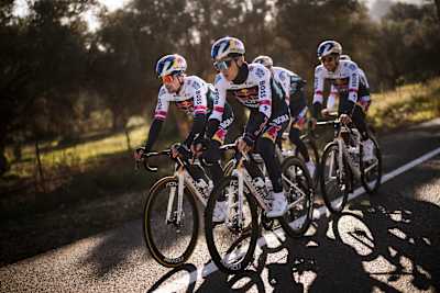 Red Bull BORA - hansgrohe cyclists prepare at the Mallorca training camp in January 2025