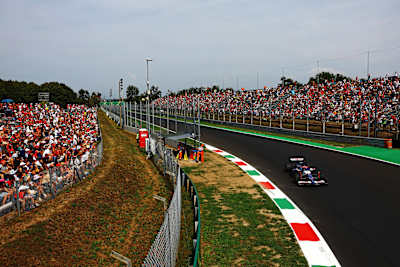 Daniel Ricciardo of Australia driving the Visa Cash App RB VCARB 01 on track during final practice ahead of the F1 Grand Prix of Italy at Autodromo Nazionale Monza on August 31, 2024 in Monza, Italy. 