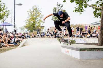 Red Bull LEDGEnds action from Vienna in 2024