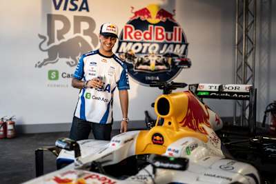Arvid Lindblad seen at Red Bull Moto Jam in New Delhi, India on March 1, 2026.   