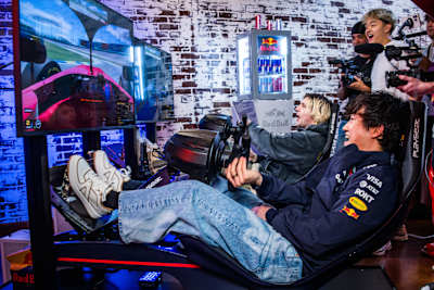 Yuki Tsunoda of Japan and Oracle Red Bull Racing on set in Miami, Florida, USA on April 30, 2025. 