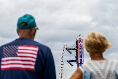 James Lichtenstein of the USA dives from the 27 metre platform during the first competition day of the second stop of the Red Bull Cliff Diving World Series in St. Petersburg, USA on June 4, 2026. 
