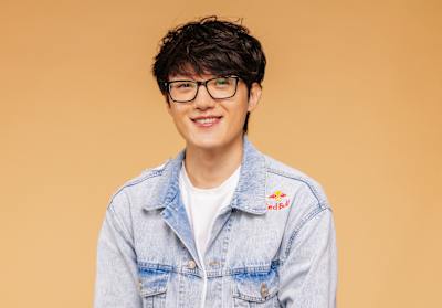 iiTzTimmy poses for a portrait at Red Bull Headquarters in Santa Monica, California, on December 13, 2024