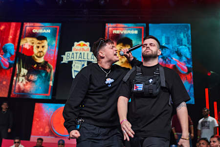 Reverse and MC Cuban at the 2023 USA Red Bull Batalla Qualifier in L.A.