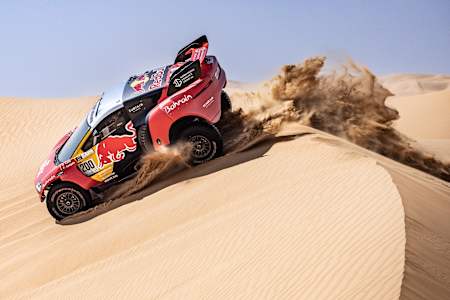 Sébastien Loeb during the 2nd stage of Abu Dhabi Desert Challenge 2023 in Abu Dhabi, UAE on February 28, 2023.